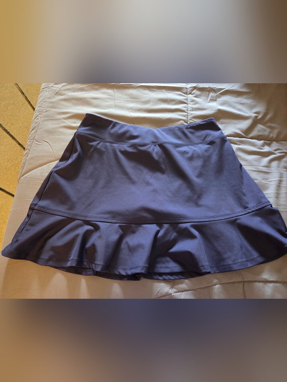 Tommy Bahama Golf Navy Blue Ruffle Hem Skort